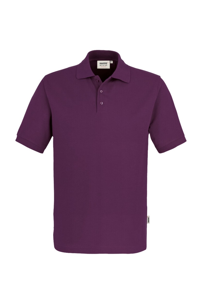 HAKRO 816 Poloshirt MIKRALINAR® in Aubergine, Größe 6XL