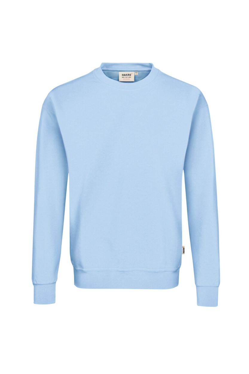 HAKRO 475 Sweatshirt MIKRALINAR® in Eisblau, Größe 6XL