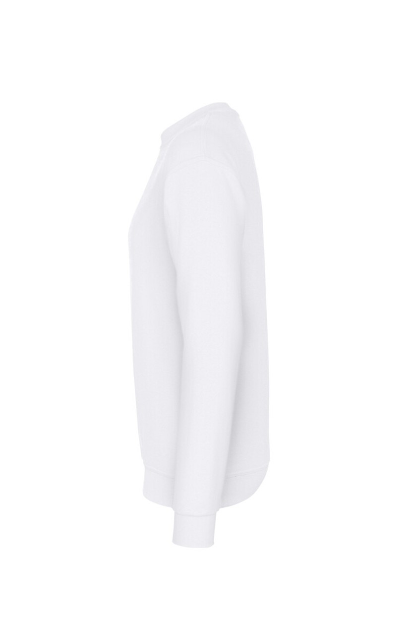 HAKRO 475 Sweatshirt MIKRALINAR® in Weiß, Größe 6XL