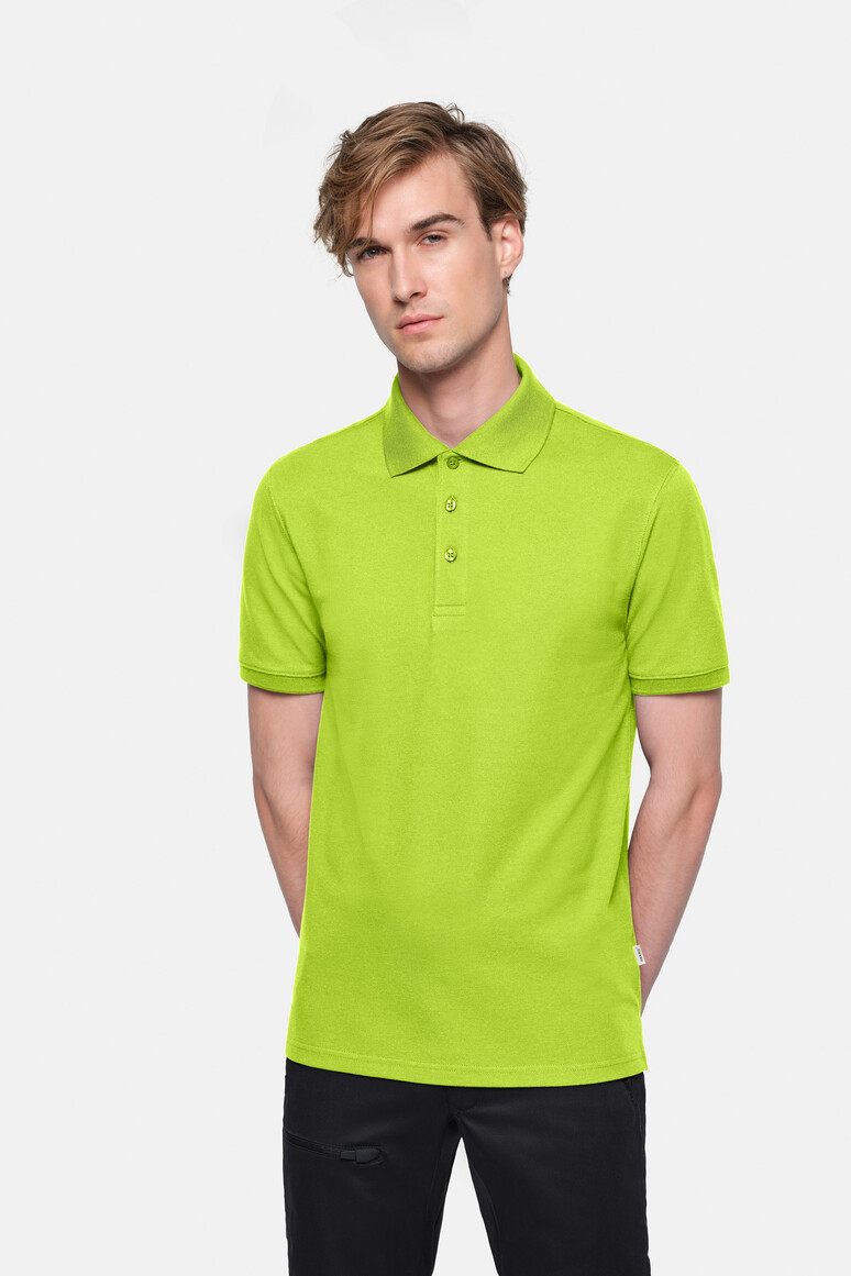 HAKRO 569 Poloshirt MIKRALINAR® ECO GRS in Kiwi, Größe 6XL