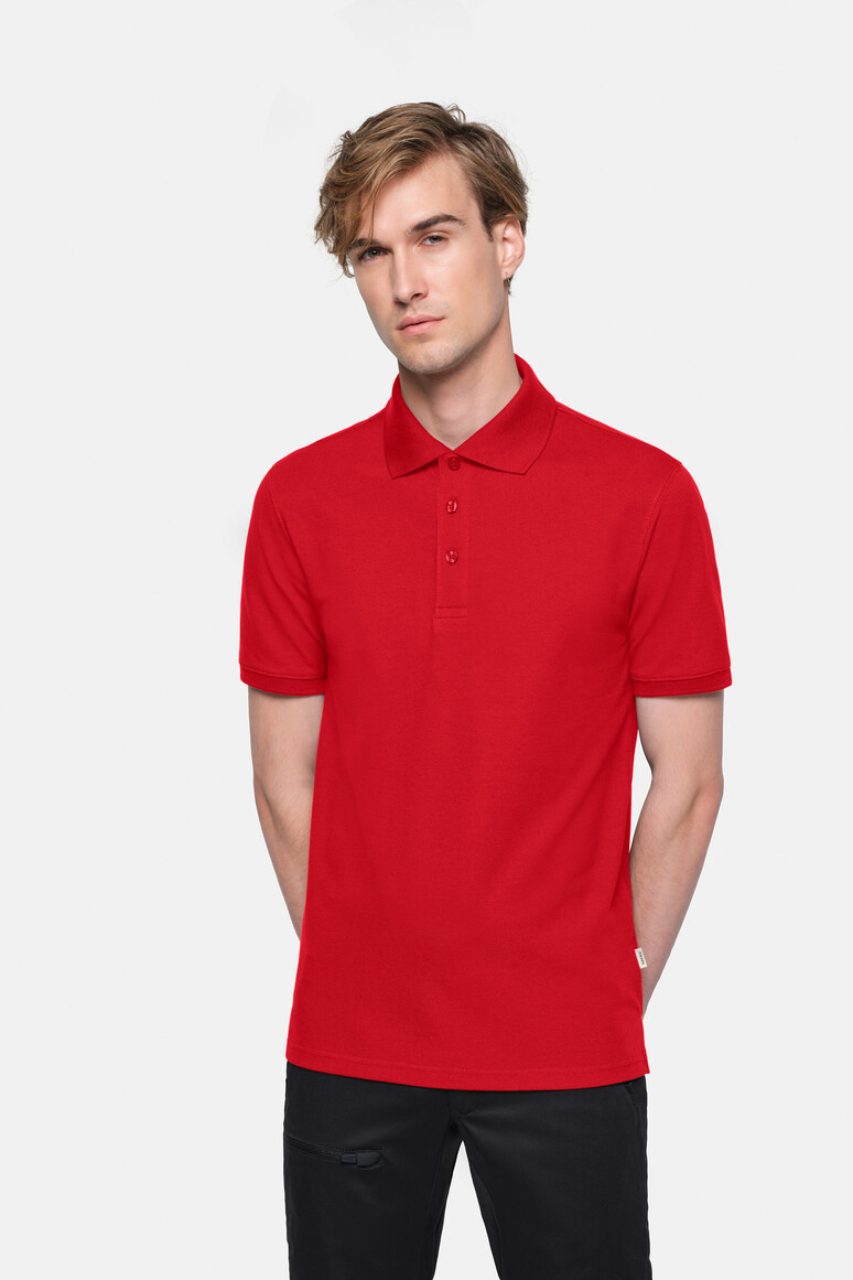 HAKRO 569 Poloshirt MIKRALINAR® ECO GRS in Rot, Größe 6XL