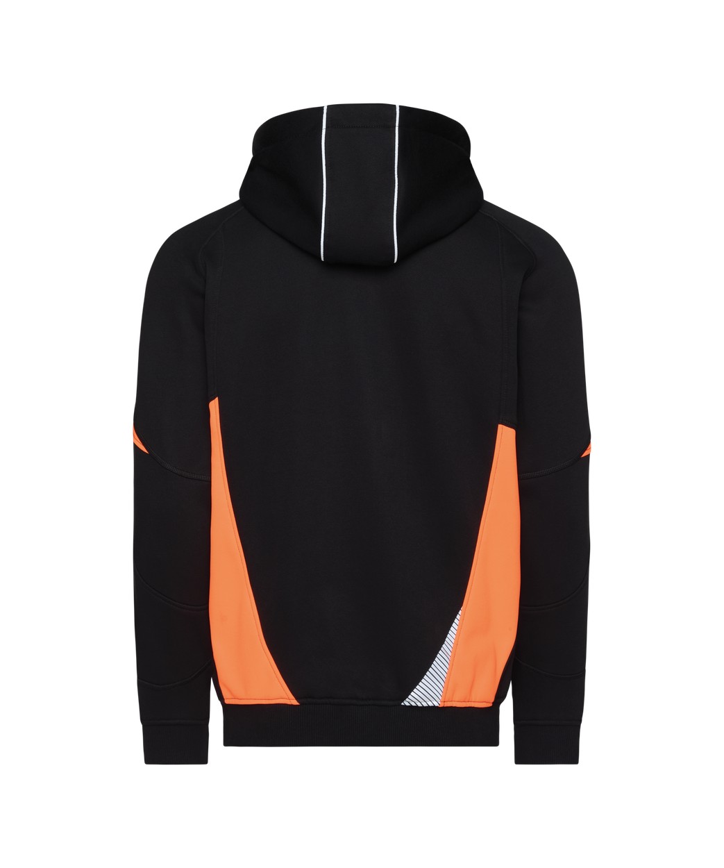 Kapuzensweatshirt "DASSY® Santos" in SCHWARZ/FLUO ORANGE, Größe 4XL COPESRE80
