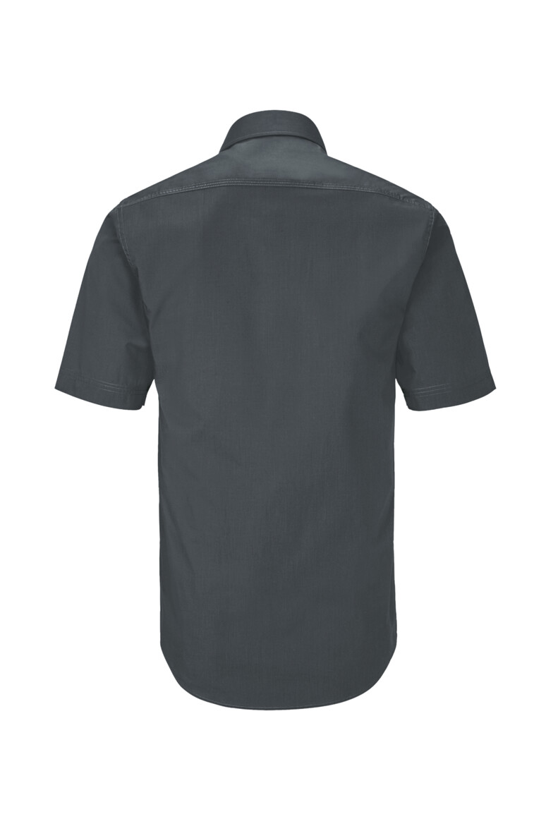 HAKRO 122 1/2-Arm Hemd MIKRALINAR® Comfort in Anthrazit, Größe 6XL