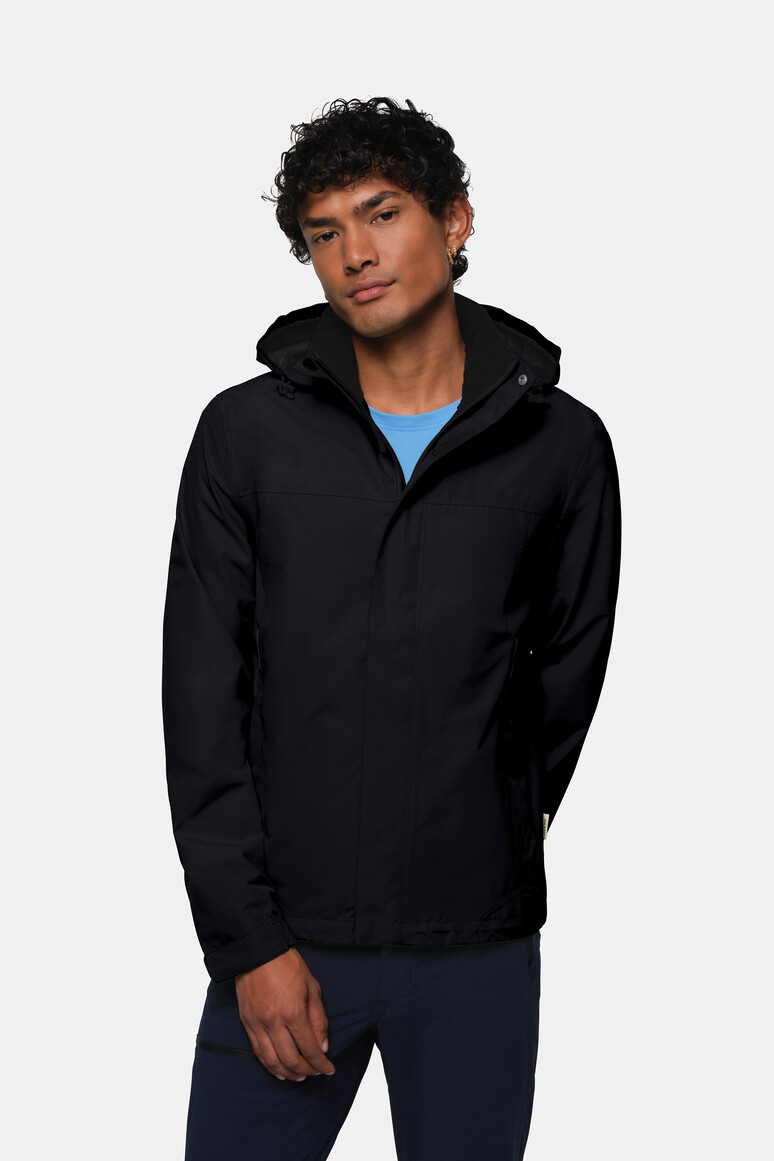 HAKRO 862 Regenjacke Connecticut in Schwarz, Größe 3XL