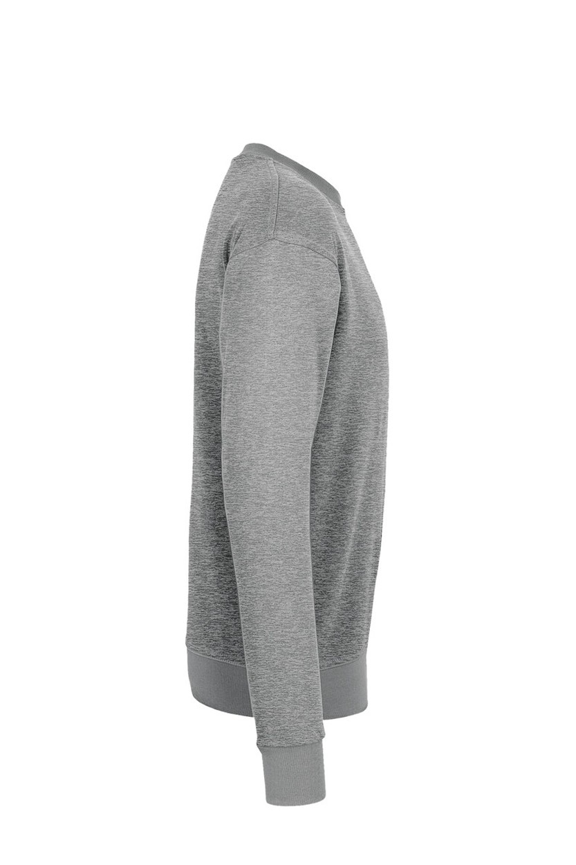 HAKRO 475 Sweatshirt MIKRALINAR® in Grau meliert, Größe 6XL