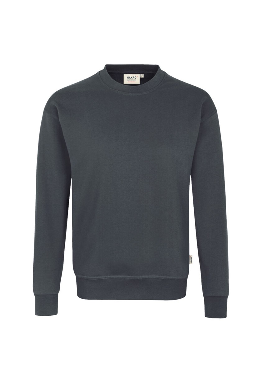 HAKRO 475 Sweatshirt MIKRALINAR® in Anthrazit, Größe 6XL