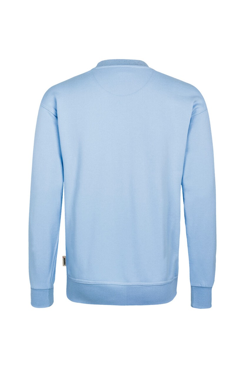 HAKRO 475 Sweatshirt MIKRALINAR® in Eisblau, Größe 6XL