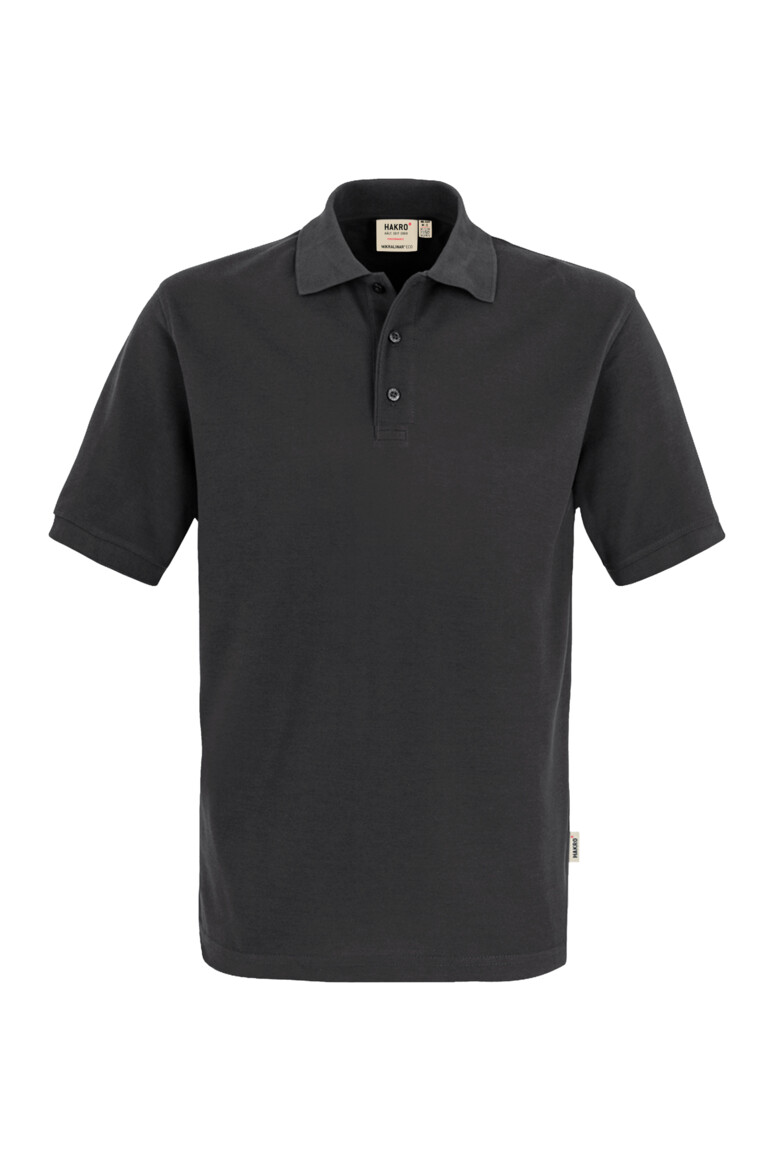 HAKRO 569 Poloshirt MIKRALINAR® ECO GRS in Karbongrau, Größe 6XL