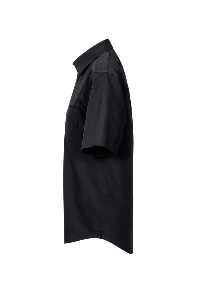 HAKRO 122 1/2-Arm Hemd MIKRALINAR® Comfort in Schwarz, Größe 6XL