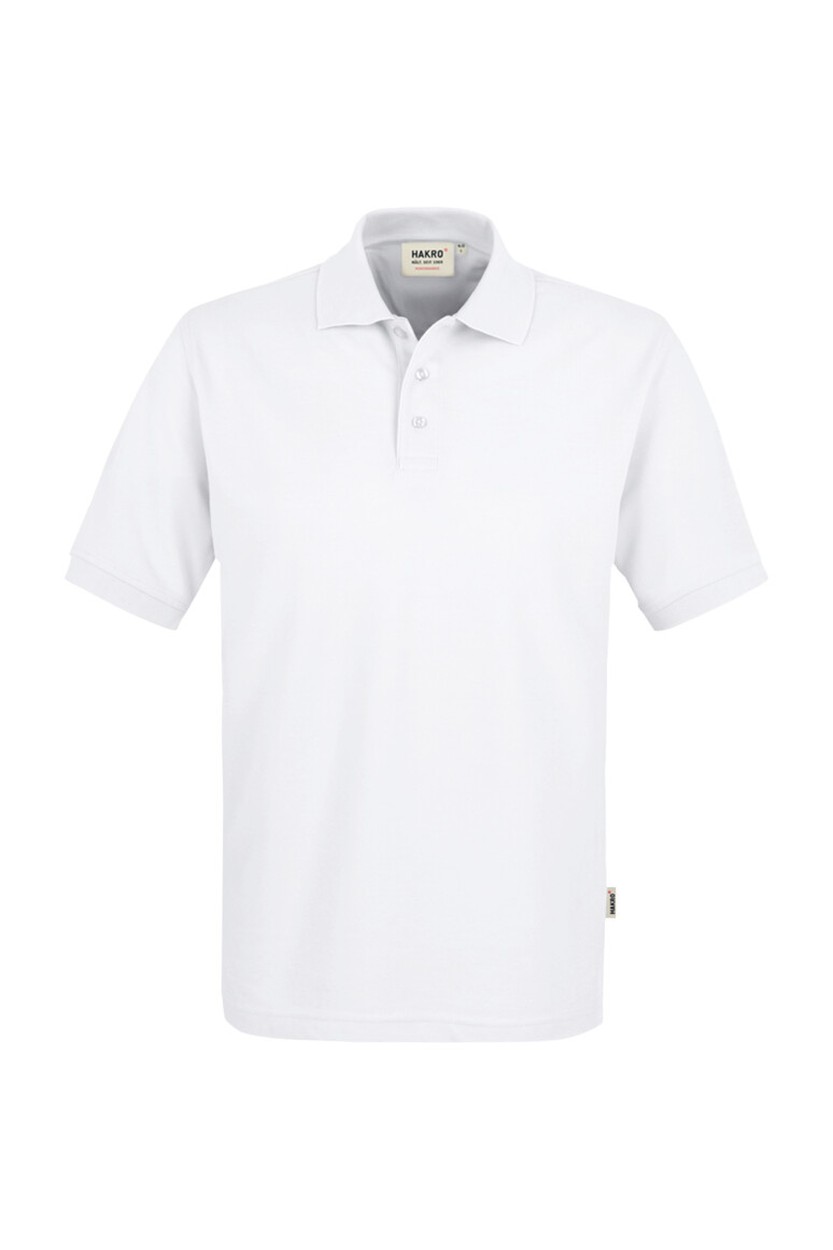 HAKRO 816 Poloshirt MIKRALINAR® in Weiß, Größe 6XL
